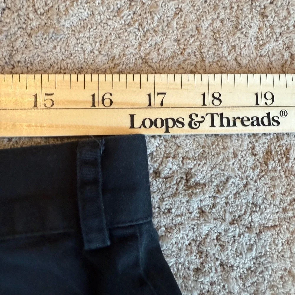 Polo Ralph Lauren Mens Black Cotton Chino Pants 36x30 Straight Leg